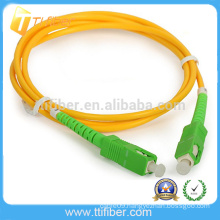 High Quality SC - APC - SC SM Fiber Optic Patch Cord